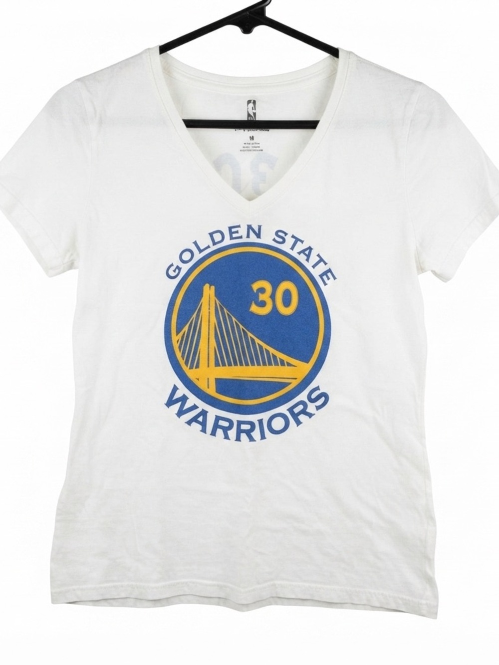 Fanatics White Crew Neck Tee with Black Logo